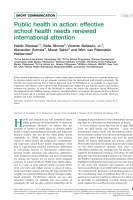 Click to Download 'Public health in action: effective school health needs renewed international attention'